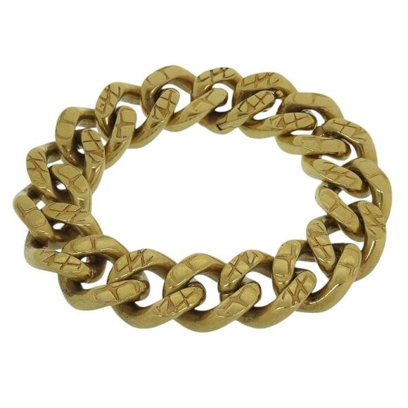 Bracelet Celine Gold Chain CELINE Chain Bracelet Triomphe Gold